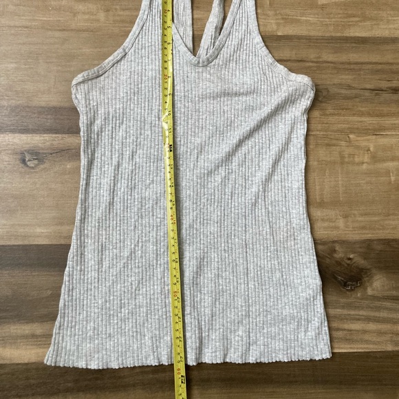 [Nike] Yoga Off Mat Ribbed Tank Top Grey Small - Picture 4 of 9
